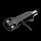 Preview: Audio Technica 9g-Tonabnehmerkopf mit Gehäuse aus Aluminiumdruckguss AT-HS6