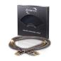 Preview: Dynavox Black Line Cinchkabel Stereo 1,5 m silber 207481