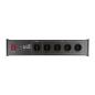 Preview: Dynavox HiFi-Steckdosenleiste X2000 schwarz, mit Master-Slave-Funktion 207683