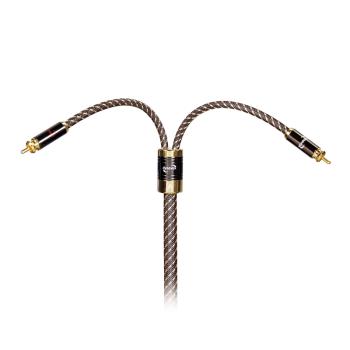 Dynavox Black Line Cinchkabel Stereo 1,5 m silber 207481