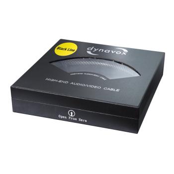 Dynavox Black Line Cinchkabel Stereo 1,5 m silber 207481