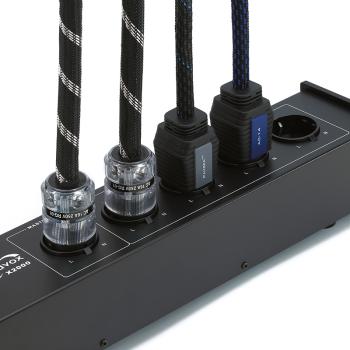 Dynavox HiFi-Steckdosenleiste X2000 schwarz, mit Master-Slave-Funktion 207683