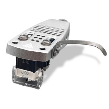 JICO Tonabnehmersystem OMNIA J 50 IMP NUDE SILVER auf Headshell