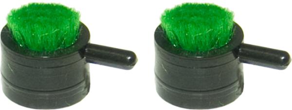 Analogis Ersatzbürsten „Greenhead“ für Nassabspieler „analogis Clean"