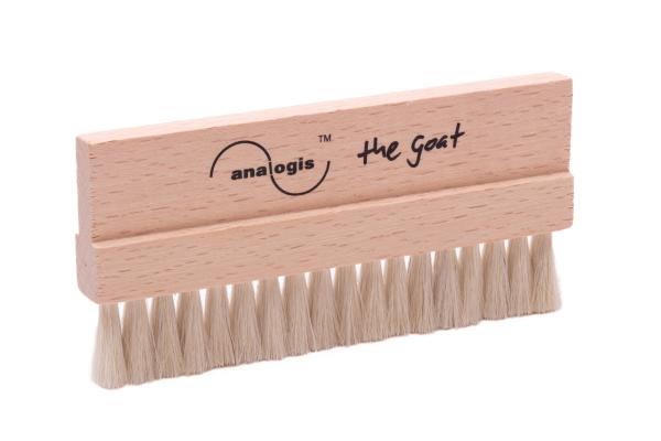 Analogis Brush 4 – “The Goat” Schallplattenbürste mit Naturfasern aus Ziegenhaar