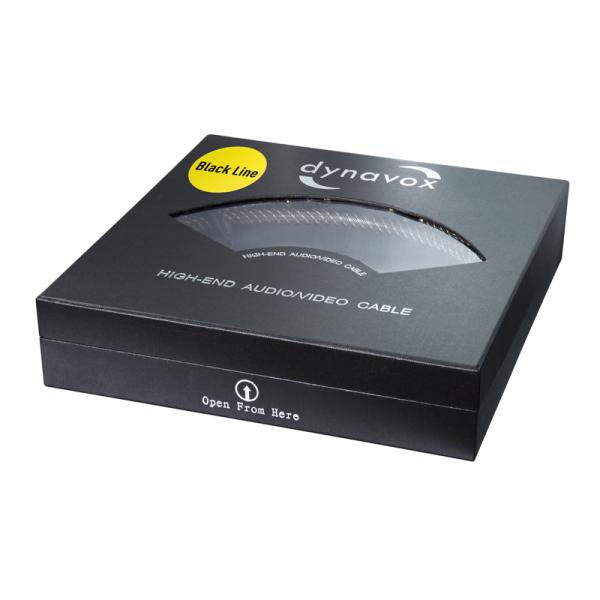 Dynavox Black Line Cinchkabel Stereo 1,5 m silber 207481