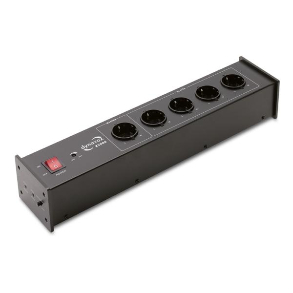 Dynavox HiFi-Steckdosenleiste X2000 schwarz, mit Master-Slave-Funktion 207683