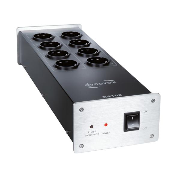 Dynavox HiFi-Steckdosenleiste X4100S silber 207411