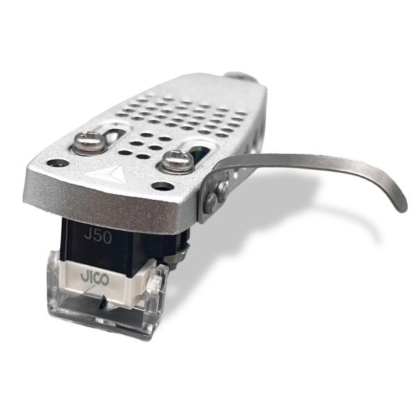 JICO Tonabnehmersystem OMNIA J 50 IMP NUDE SILVER auf Headshell