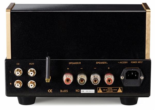Pier Audio MS-84 Vintage Röhrenvollverstärker mit Röhren-Netzgleichrichtung und Bluetooth
