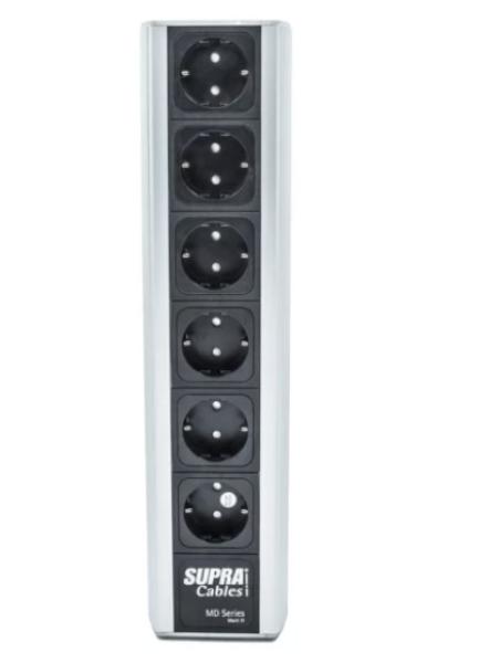 SUPRA LoRad MD06-EU/SP Switch MK III – Premium Netzleiste mit fortschrittlicher Filterung und Überspannungsschutz
