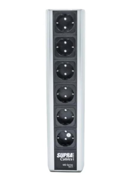SUPRA LoRad MD06-EU MK III Switch – Geschützter Netzblock mit Ein/Aus-Schalter