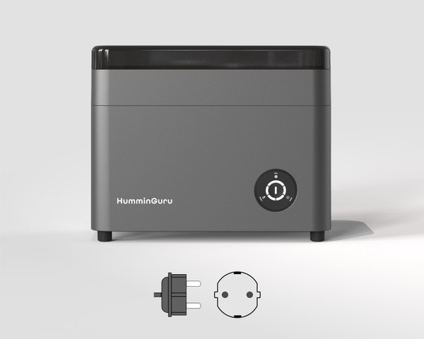 HumminGuru Plattenwaschmaschine Ultraschall ohne Adapter